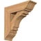 Ekena Millwork Merced Traditional Smooth Bracket w/ Offset Brace, Western Red Cedar, 7 1/2"W x 24"D x 24"H BKT0806X24X24MRC01SWR - alternate 1